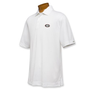 Georgia Bulldogs B&T CB DryTec Championship Polo - White